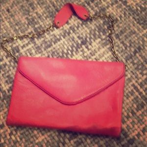 Jcrew hot pink clutch